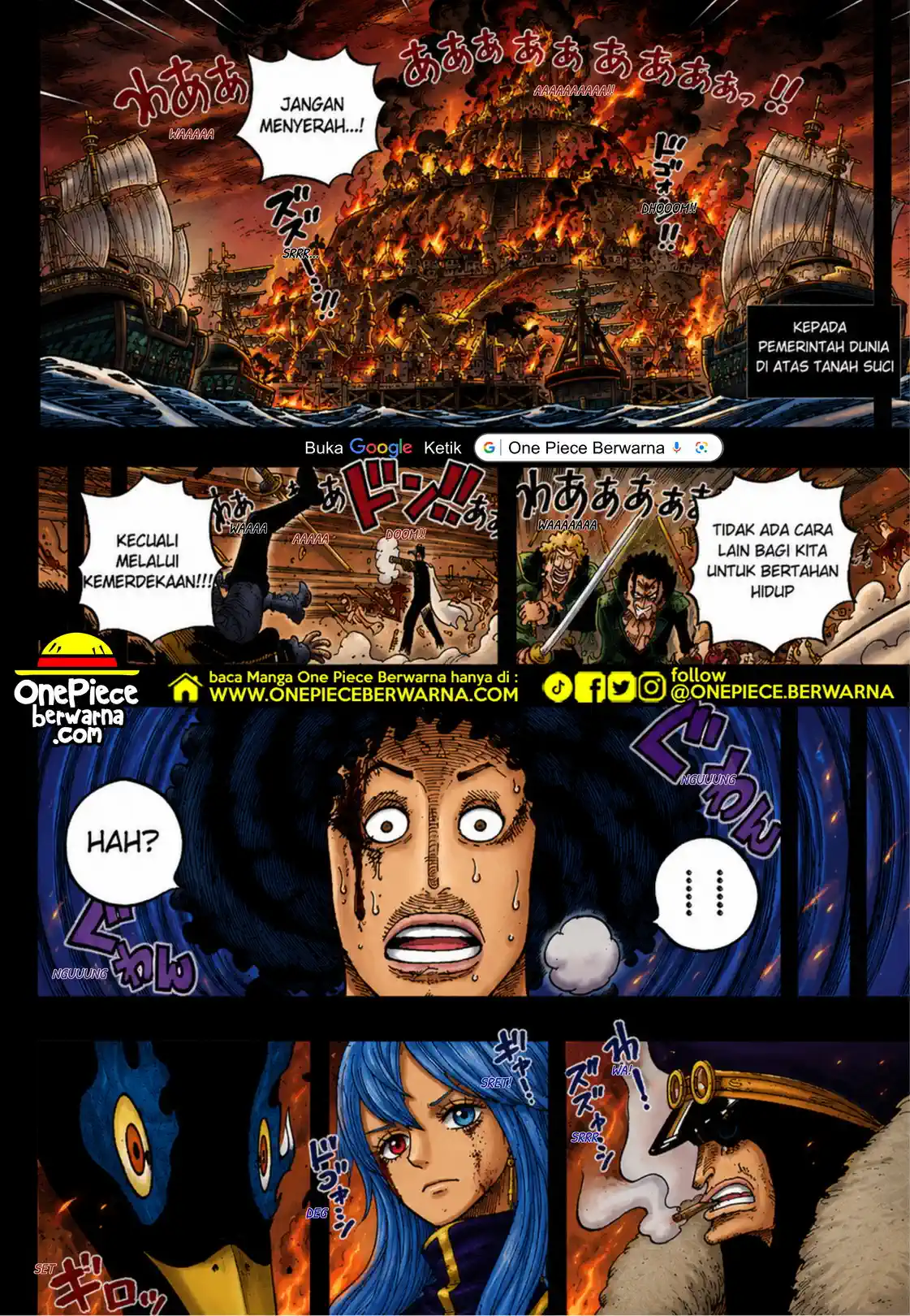 One Piece berwarna 1186 1187 1188 bahasa indonesia